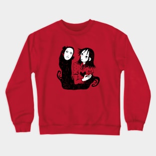 demon releasing itself Crewneck Sweatshirt